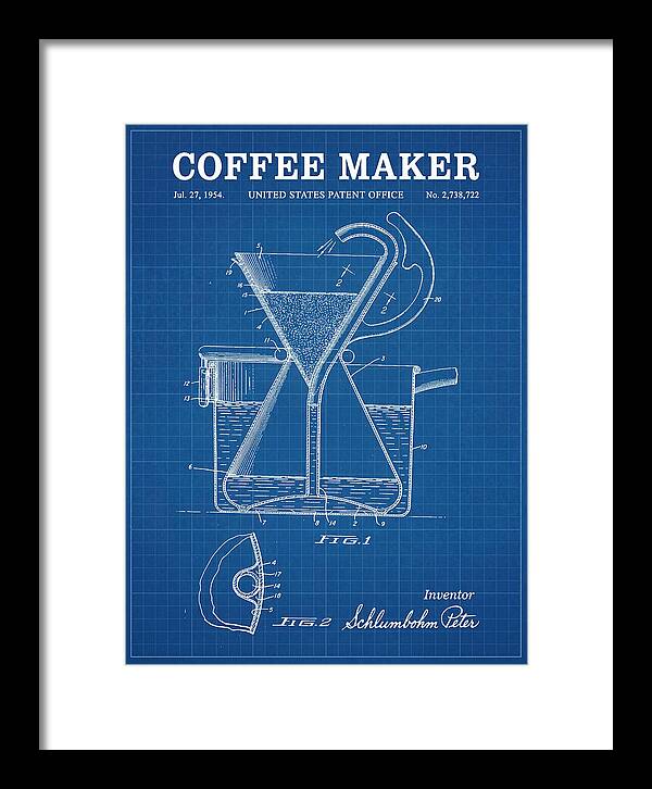 Chemex Coffee Maker Chemex Blueprint Patent Us2738722a