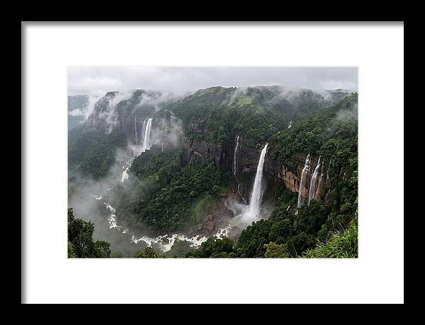 Cherrapunji Waterfalls In Monsoon