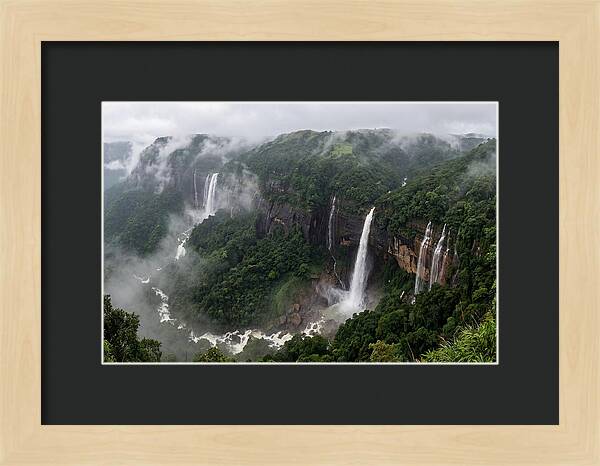 Cherrapunji Waterfalls In Monsoon