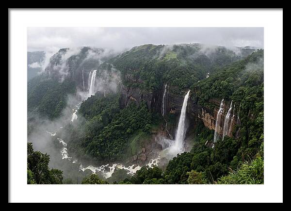 Cherrapunji Waterfalls In Monsoon
