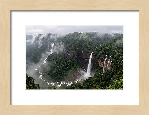 Cherrapunji Waterfalls In Monsoon