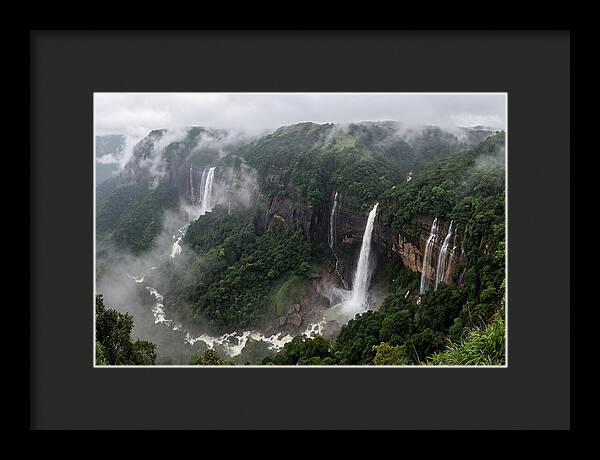 Cherrapunji Waterfalls In Monsoon