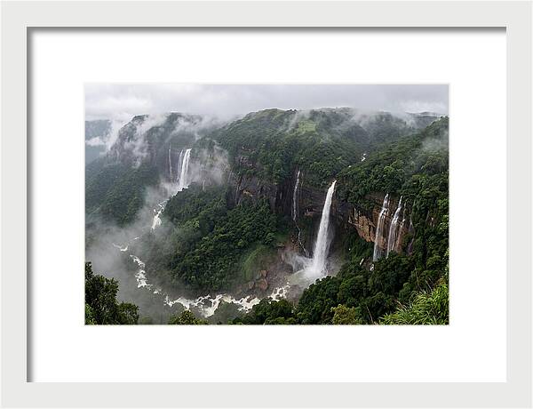 Cherrapunji Waterfalls In Monsoon