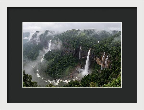 Cherrapunji Waterfalls In Monsoon