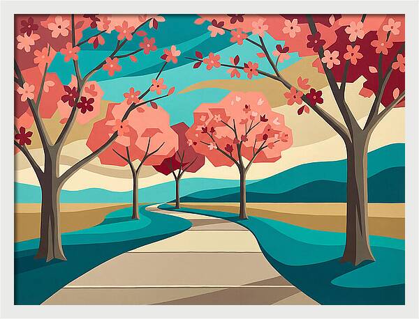 Cherry Blossom Pathway