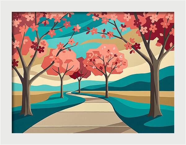 Cherry Blossom Pathway
