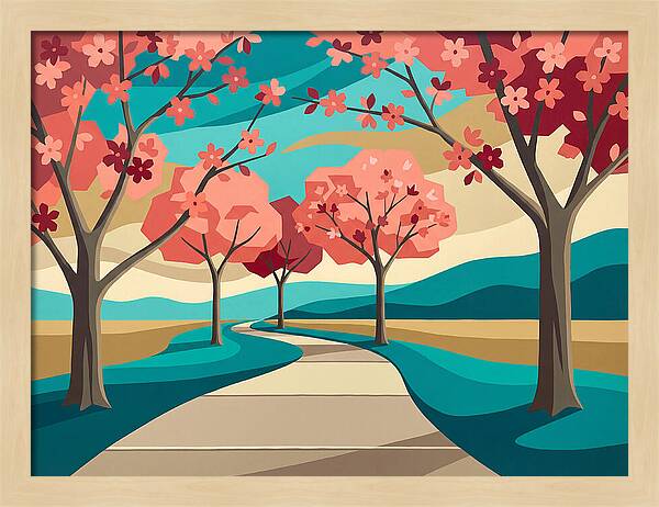 Cherry Blossom Pathway