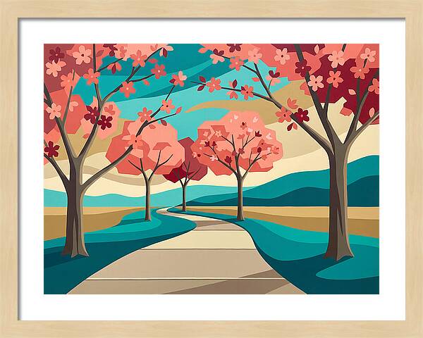 Cherry Blossom Pathway