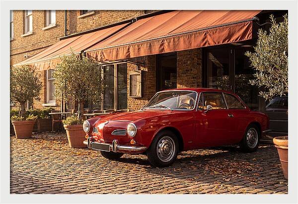Cherry Red Vintage Coupe