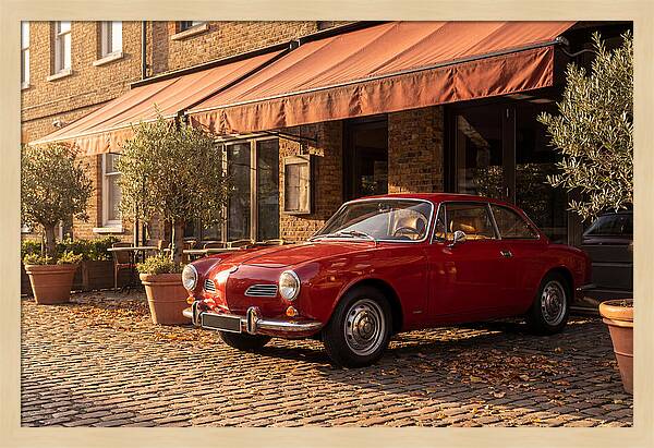 Cherry Red Vintage Coupe