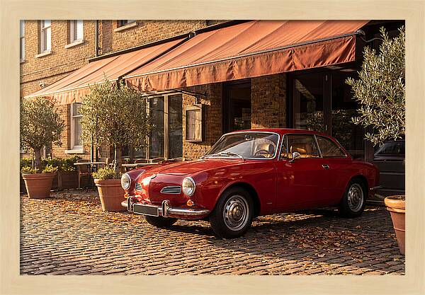 Cherry Red Vintage Coupe