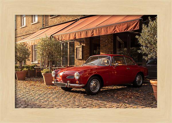 Cherry Red Vintage Coupe