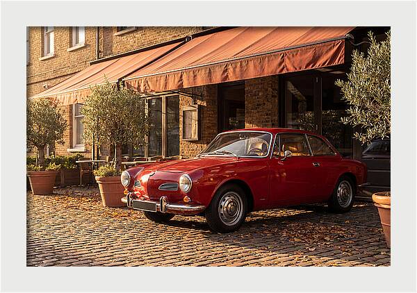 Cherry Red Vintage Coupe