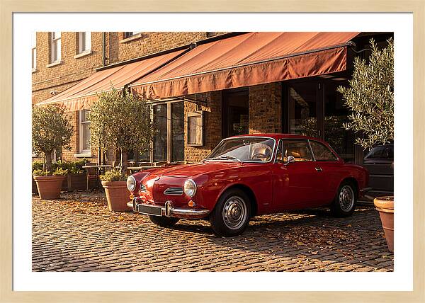 Cherry Red Vintage Coupe