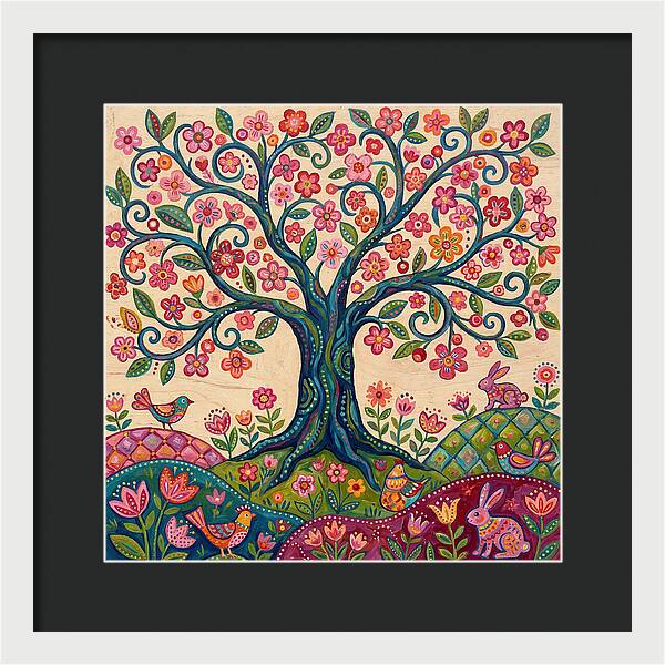 Cherry Tree In Bloom