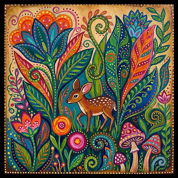 Chevrotain Among Vibrant Flora