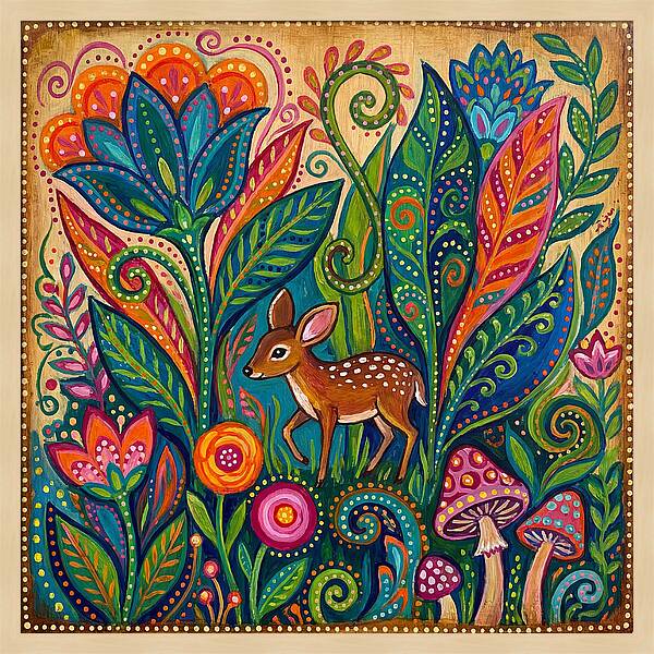 Chevrotain Among Vibrant Flora