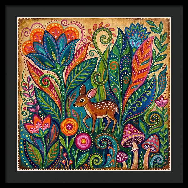 Chevrotain Among Vibrant Flora
