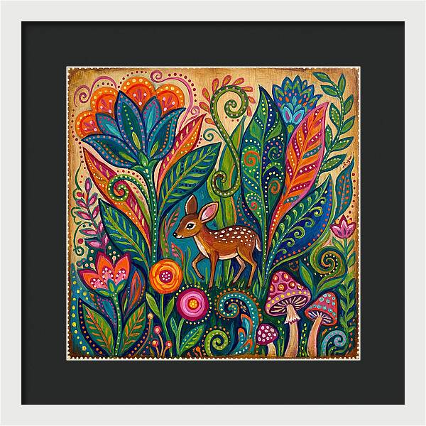 Chevrotain Among Vibrant Flora