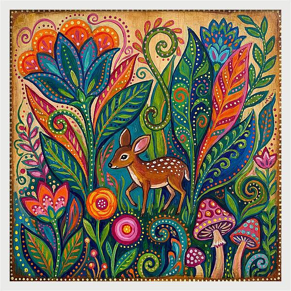 Chevrotain Among Vibrant Flora