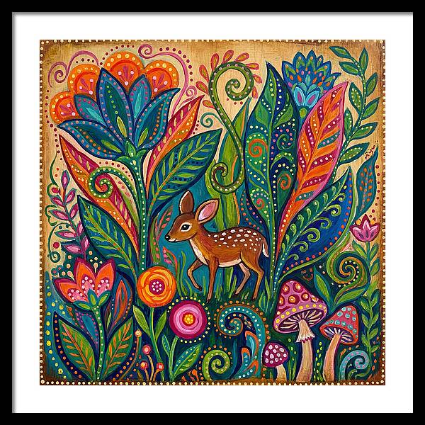 Chevrotain Among Vibrant Flora