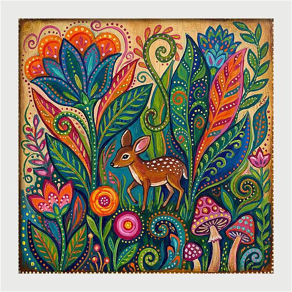 Chevrotain Among Vibrant Flora