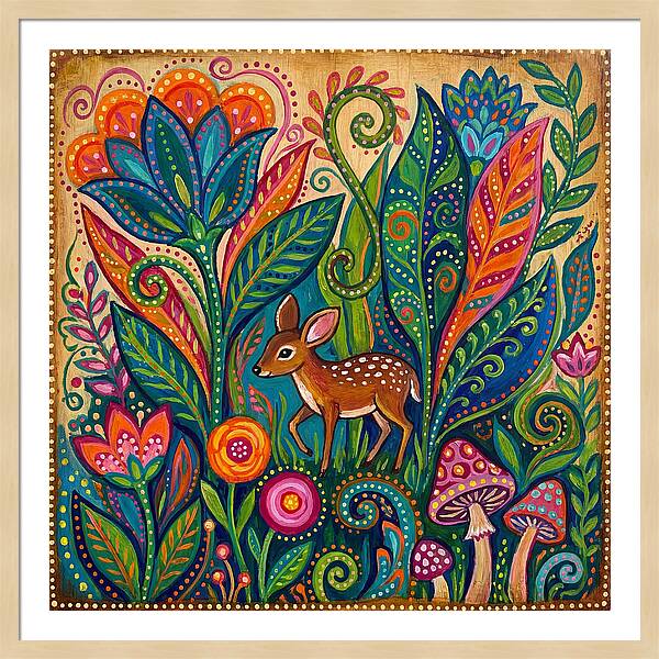 Chevrotain Among Vibrant Flora