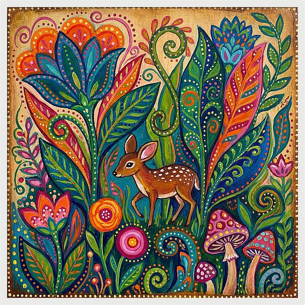 Chevrotain Among Vibrant Flora