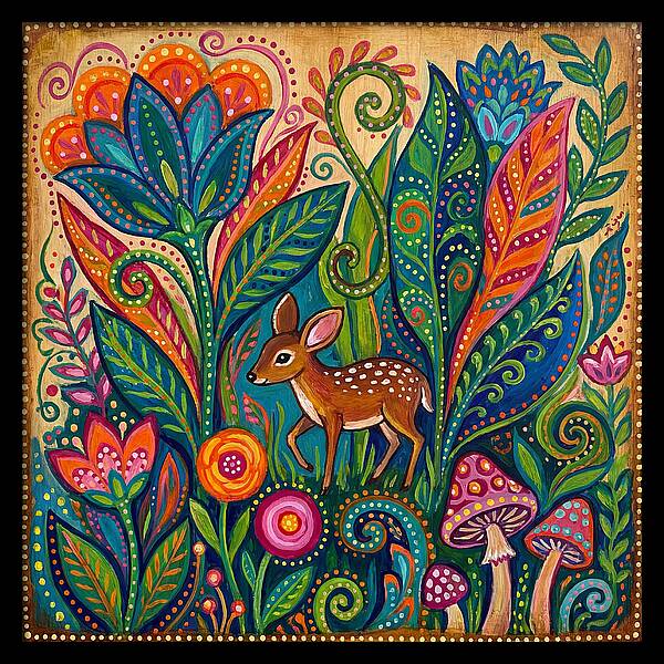 Chevrotain Among Vibrant Flora