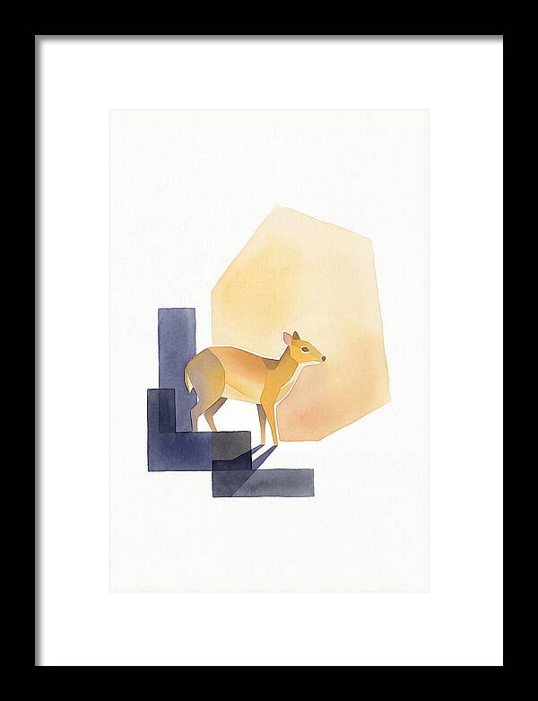 Chevrotain In Minimalist Style