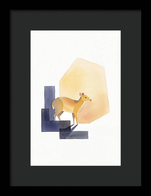 Chevrotain In Minimalist Style