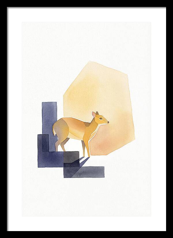 Chevrotain In Minimalist Style