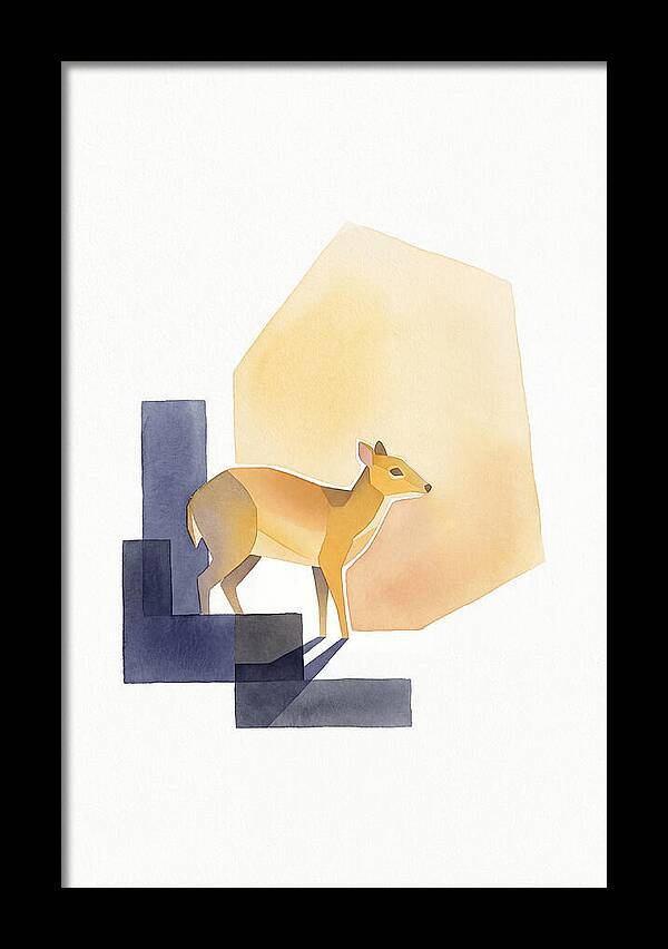 Chevrotain In Minimalist Style