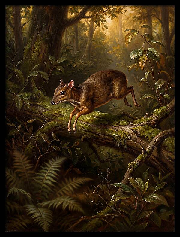 Chevrotain In The Forest
