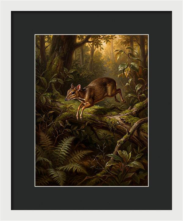 Chevrotain In The Forest