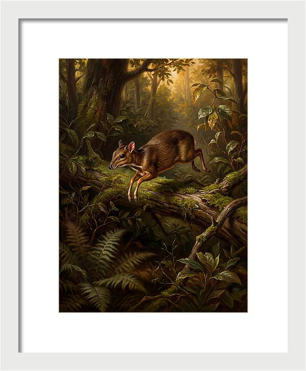 Chevrotain In The Forest