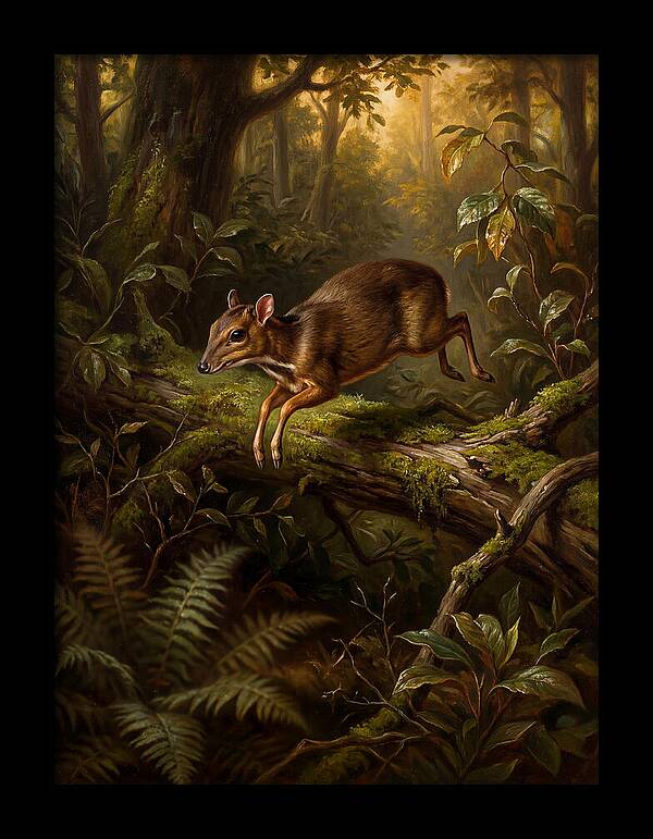Chevrotain In The Forest