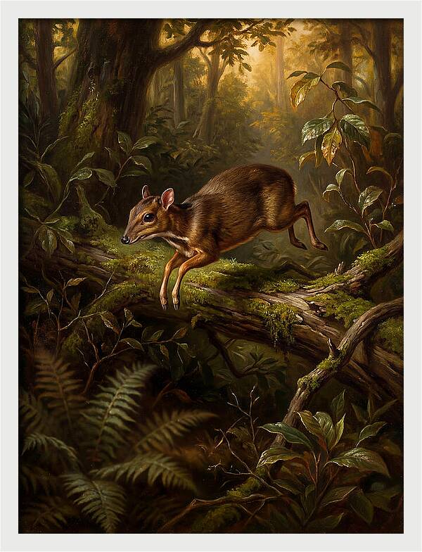 Chevrotain In The Forest