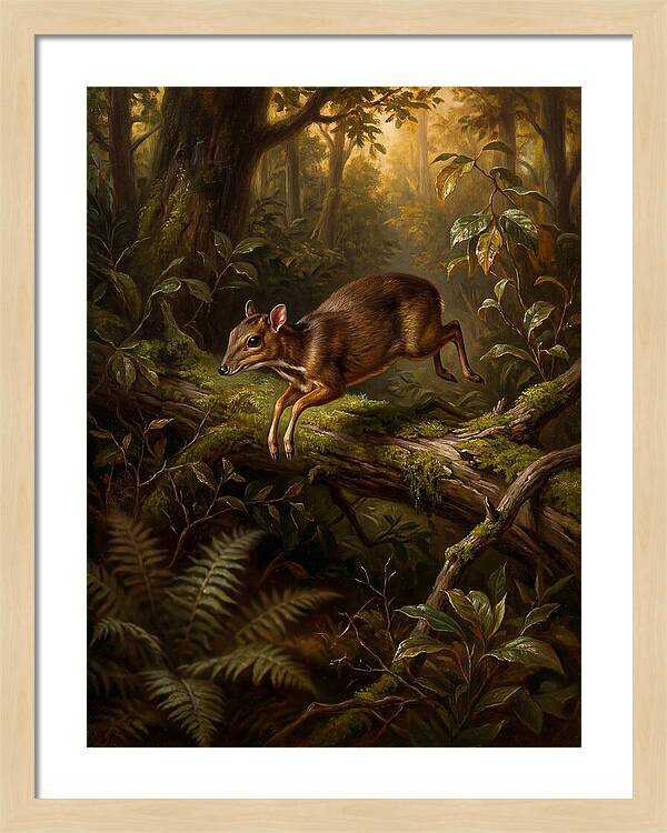 Chevrotain In The Forest