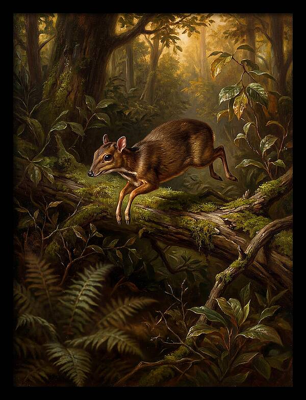 Chevrotain In The Forest