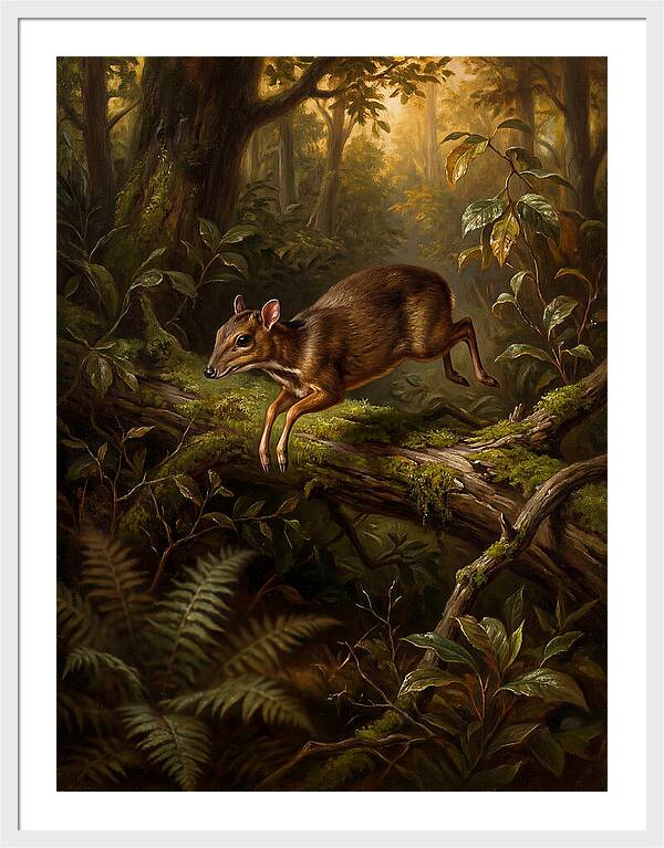 Chevrotain In The Forest