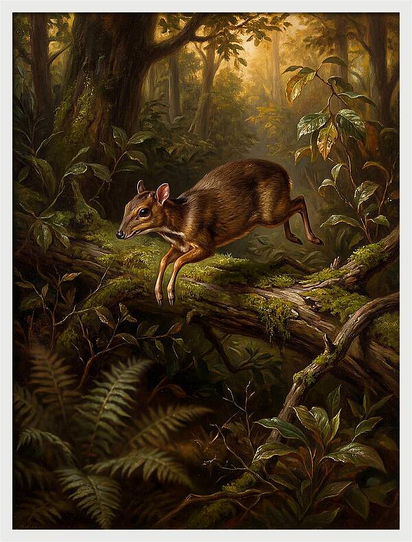 Chevrotain In The Forest