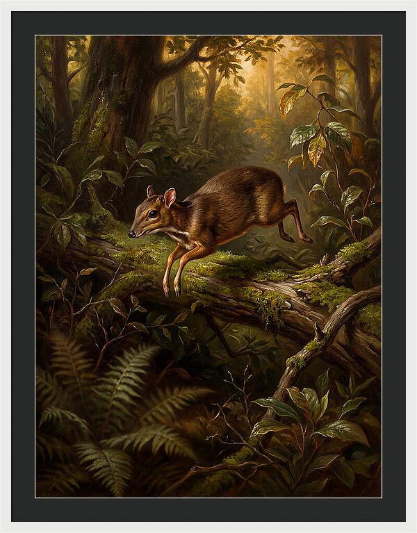 Chevrotain In The Forest