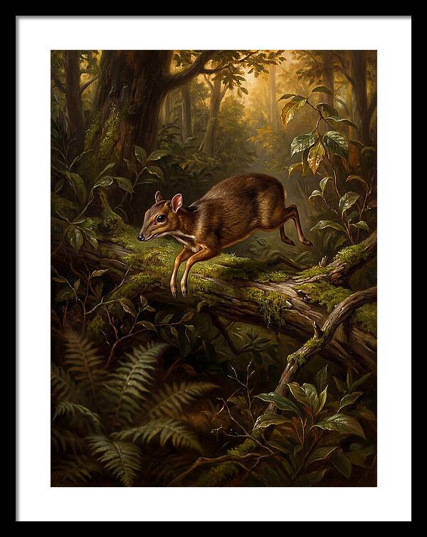 Chevrotain In The Forest