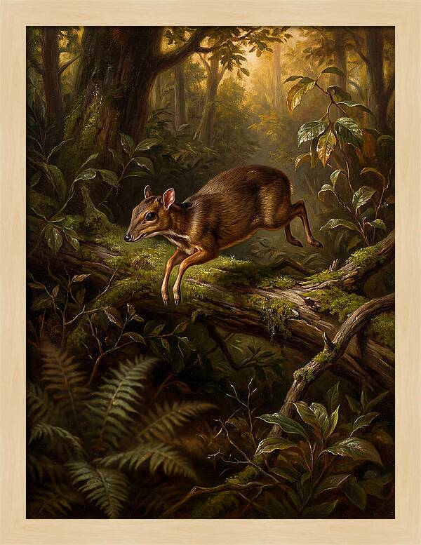 Chevrotain In The Forest