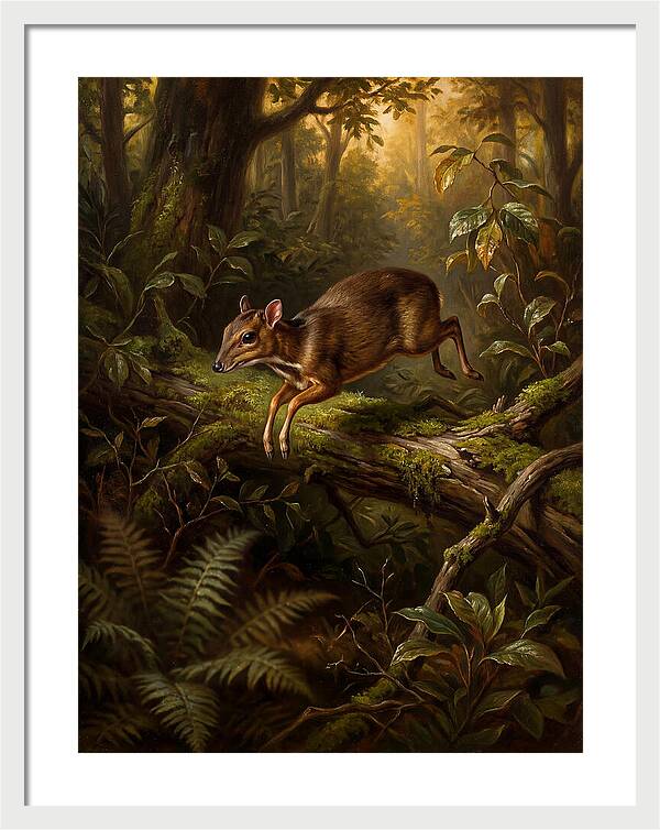 Chevrotain In The Forest