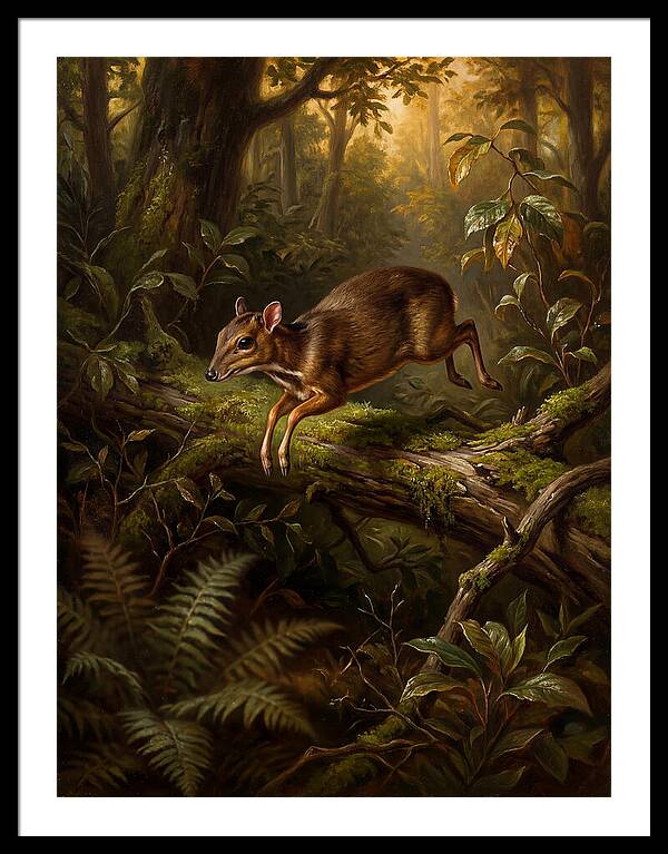 Chevrotain In The Forest