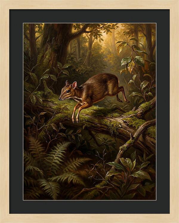 Chevrotain In The Forest
