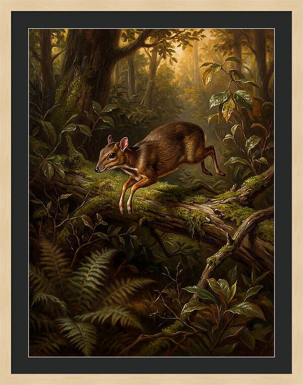 Chevrotain In The Forest