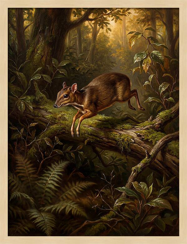Chevrotain In The Forest
